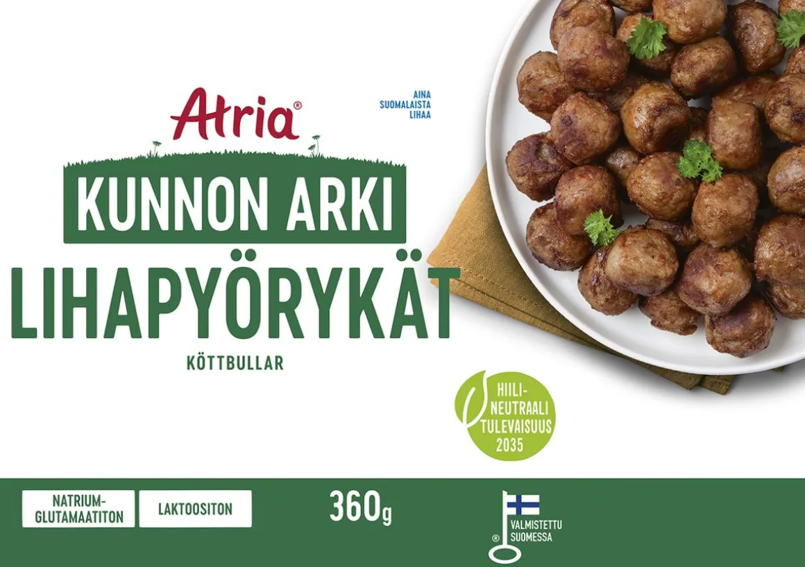 ATRIA KUNNON ARKI LIHAPYÖRYKÄT 360 G
