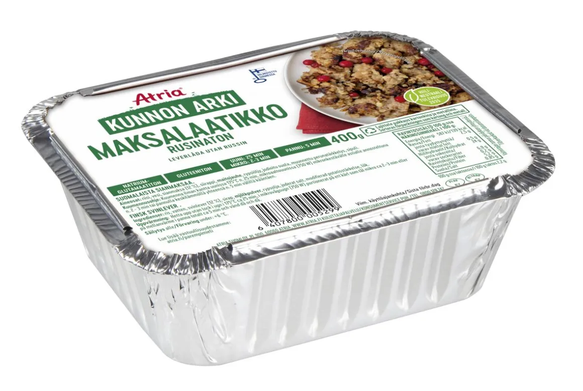 ATRIA KUNNON ARKI MAKSALAATIKKO RUSINATON 400 G