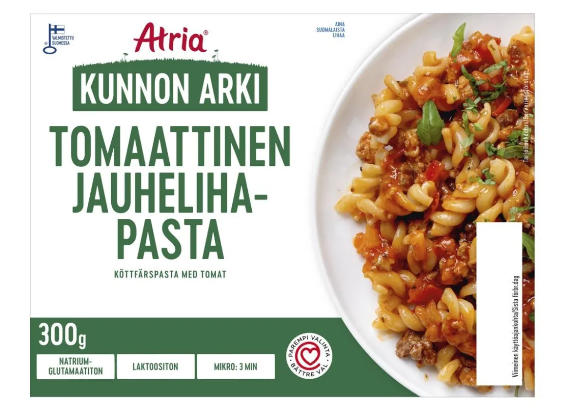 ATRIA KUNNON ARKI TOMAATTINEN JAUHELIHAPASTA 300 G