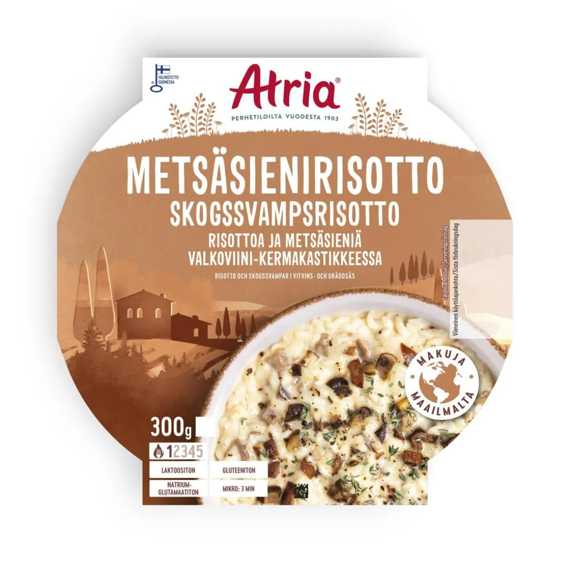 ATRIA METSÄSIENIRISOTTO 300 G