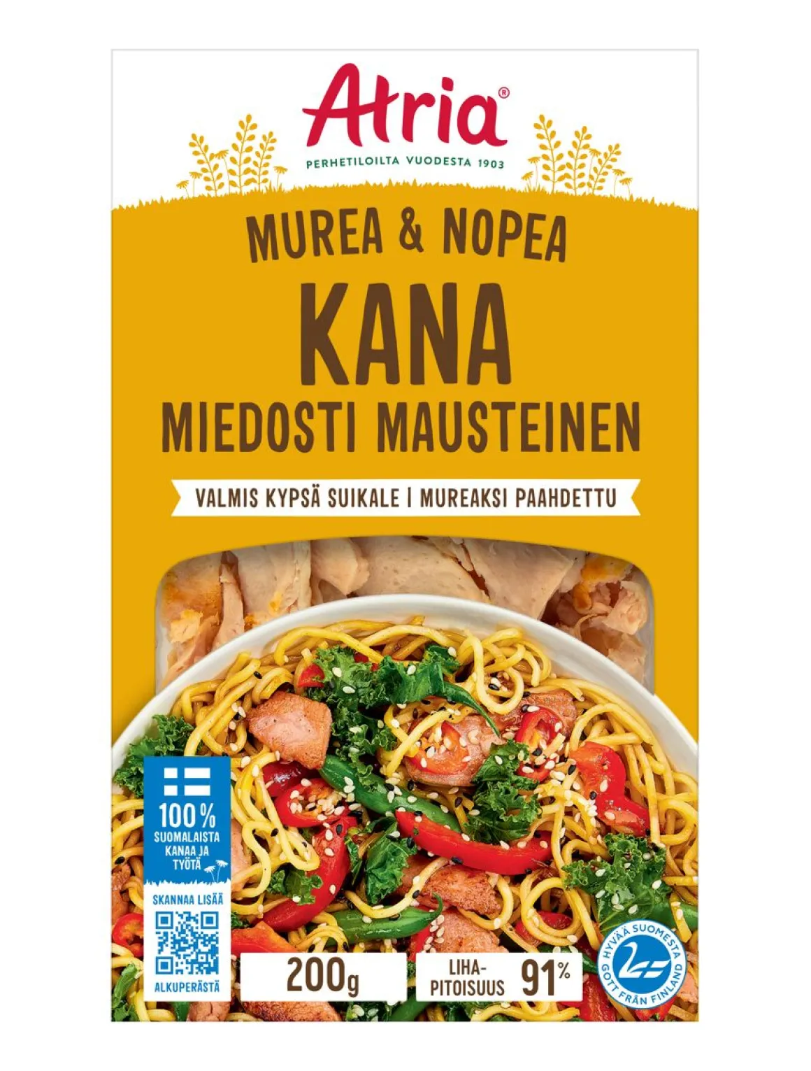 ATRIA MUREA & NOPEA KANA MIEDOSTI MAUSTEINEN 200 G