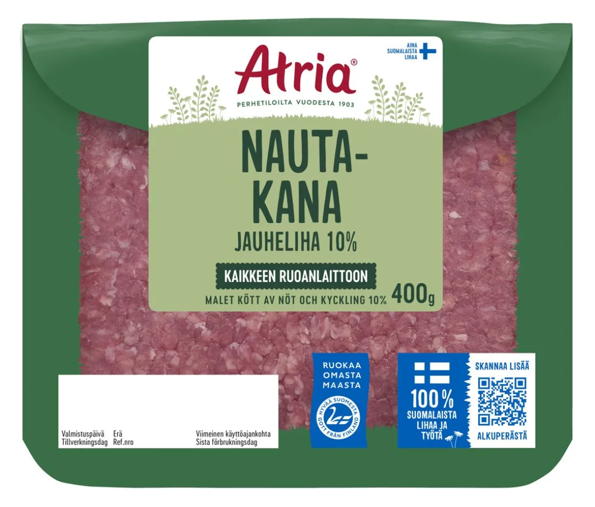 ATRIA NAUTA-KANA JAUHELIHA 10% 400 G