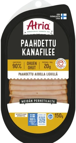 ATRIA OHUEN OHUT PAAHDETTU KANAFILEE 150 G