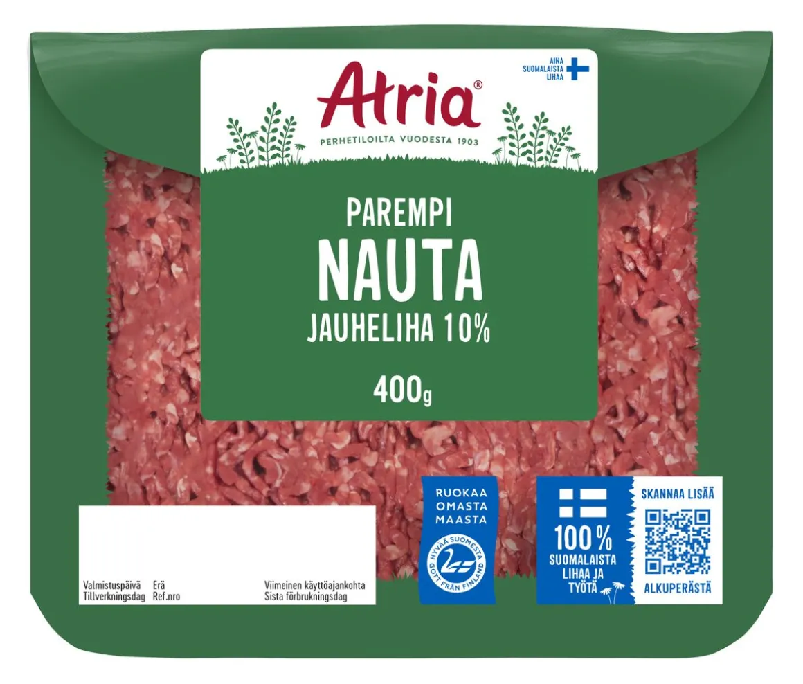 ATRIA PAREMPI NAUTA JAUHELIHA 10% 400 G