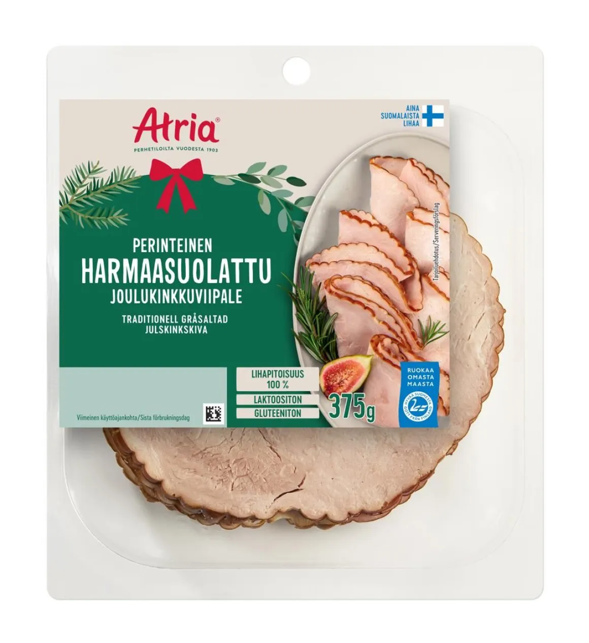 ATRIA PERINTEINEN HARMAASUOLATTU JOULUKINKKUVIIPALE 375 G