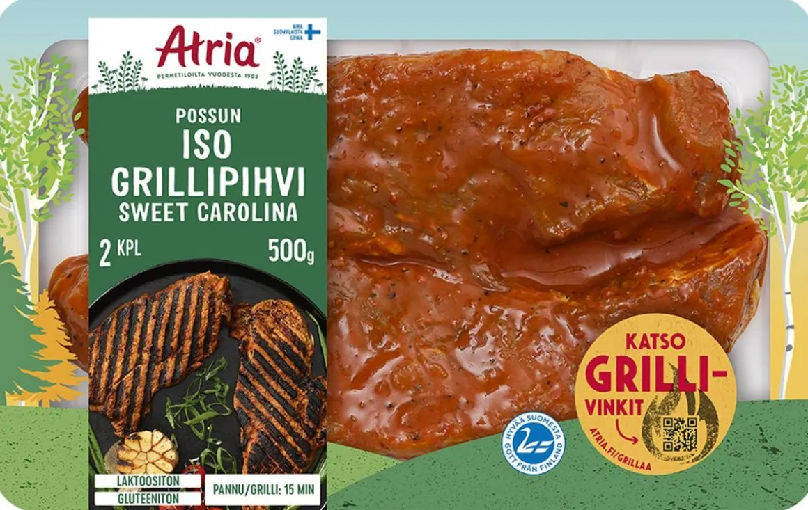 ATRIA PORSAAN ISO GRILLIPIHVI SWEET CAROLINA 500 G