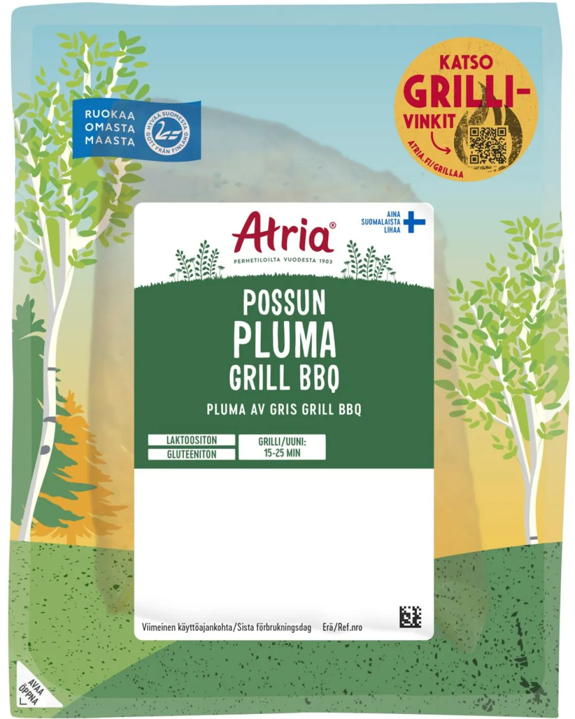 ATRIA POSSUN PLUMA GRILL BBQ N. 350G
