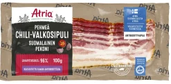 ATRIA SUOMALAINEN PEKONI PEHMEÄ CHILI-VALKOSIPULI 100 G