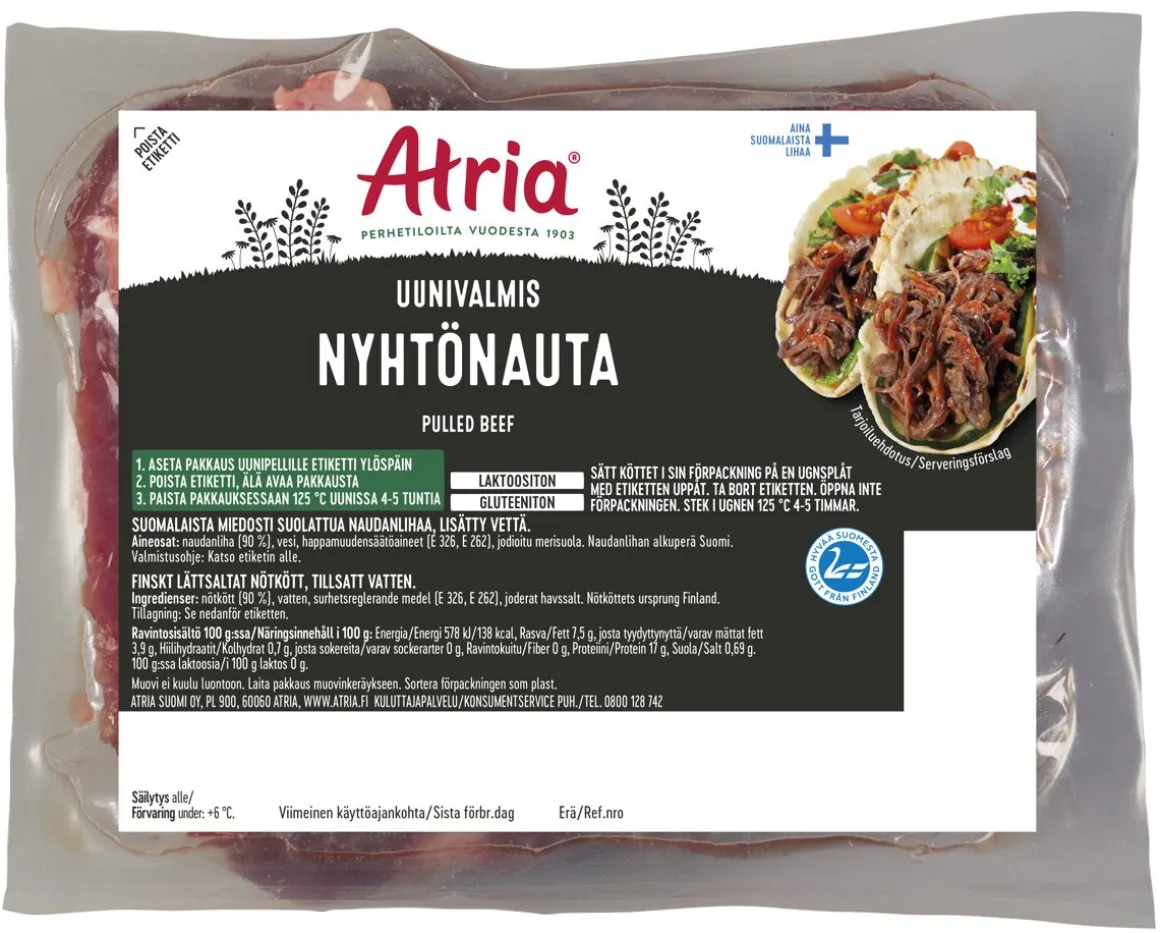 ATRIA UUNIVALMIS NYHTÖNAUTA N. 1KG