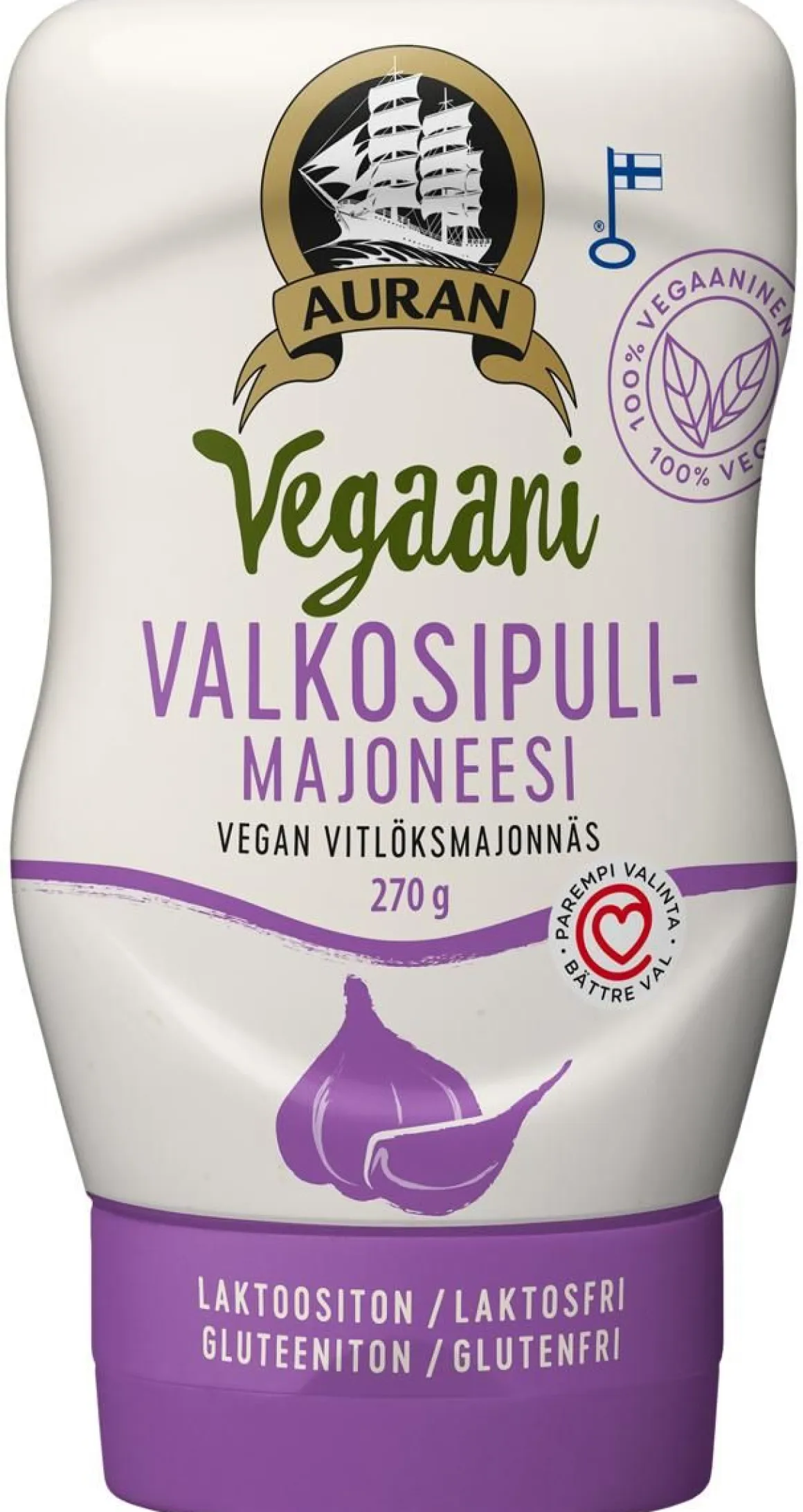 AURAN VEGAANI VALKOSIPULIMAJONEESI 270 G