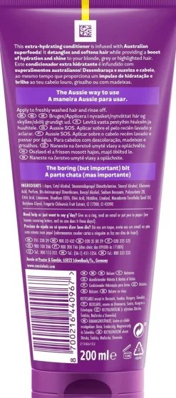 AUSSIE SOS BLONDE & HYDRATE HOITOAINE 200 ML