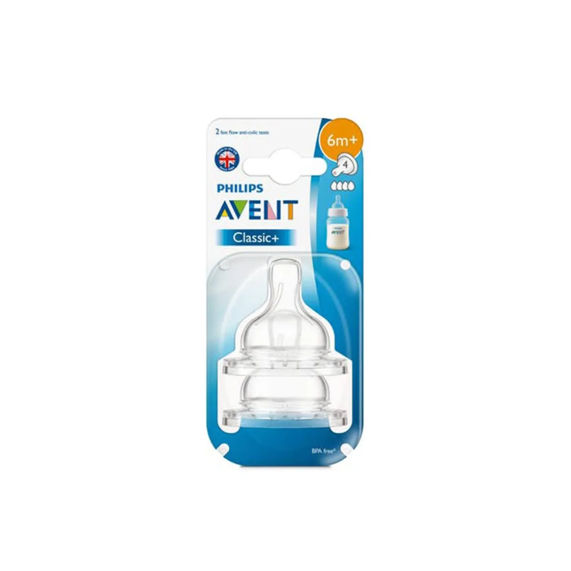 AVENT CLASSIC PULLOTUTTI 4 HOLE 2 PACK 2 KPL