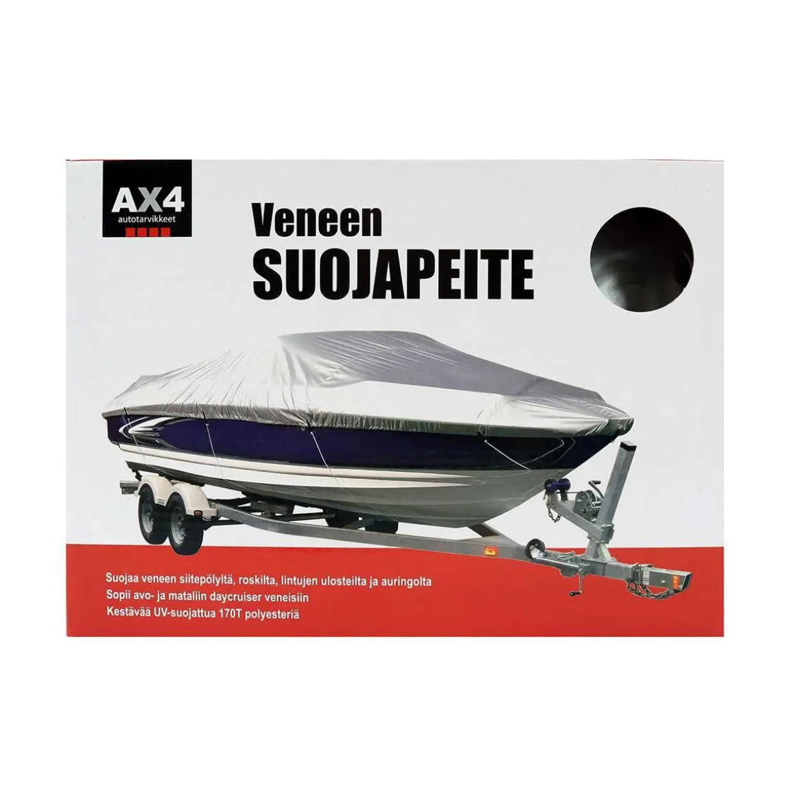 AX4 VENEPEITE A=426-487X173CM HARMAA