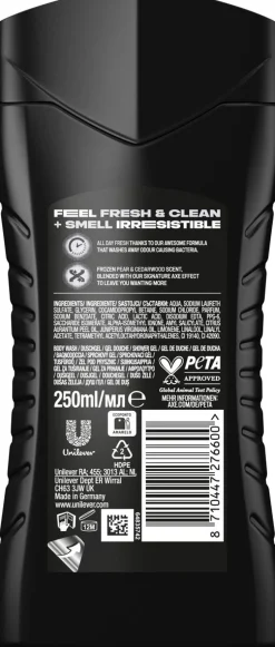 AXE BLACK SHOWERGEL 250 ML