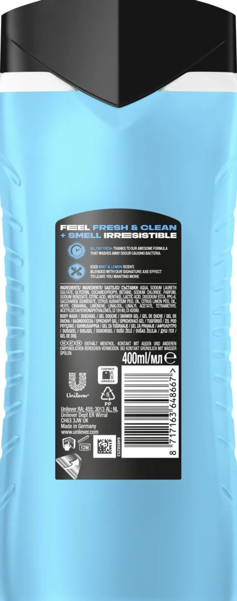 AXE ICE CHILL SUIHKUSAIPPUA 400 ML