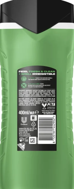 AXE JUNGLE FRESH SHOWER GEL 400 ML