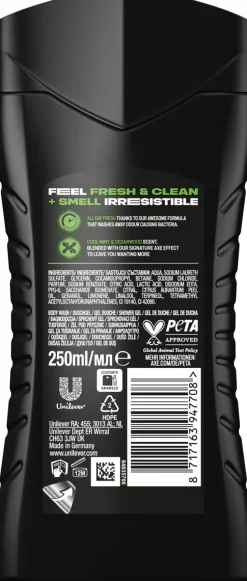 AXE MOJITO&CEDARWOOD SHOWERGEL 250 ML