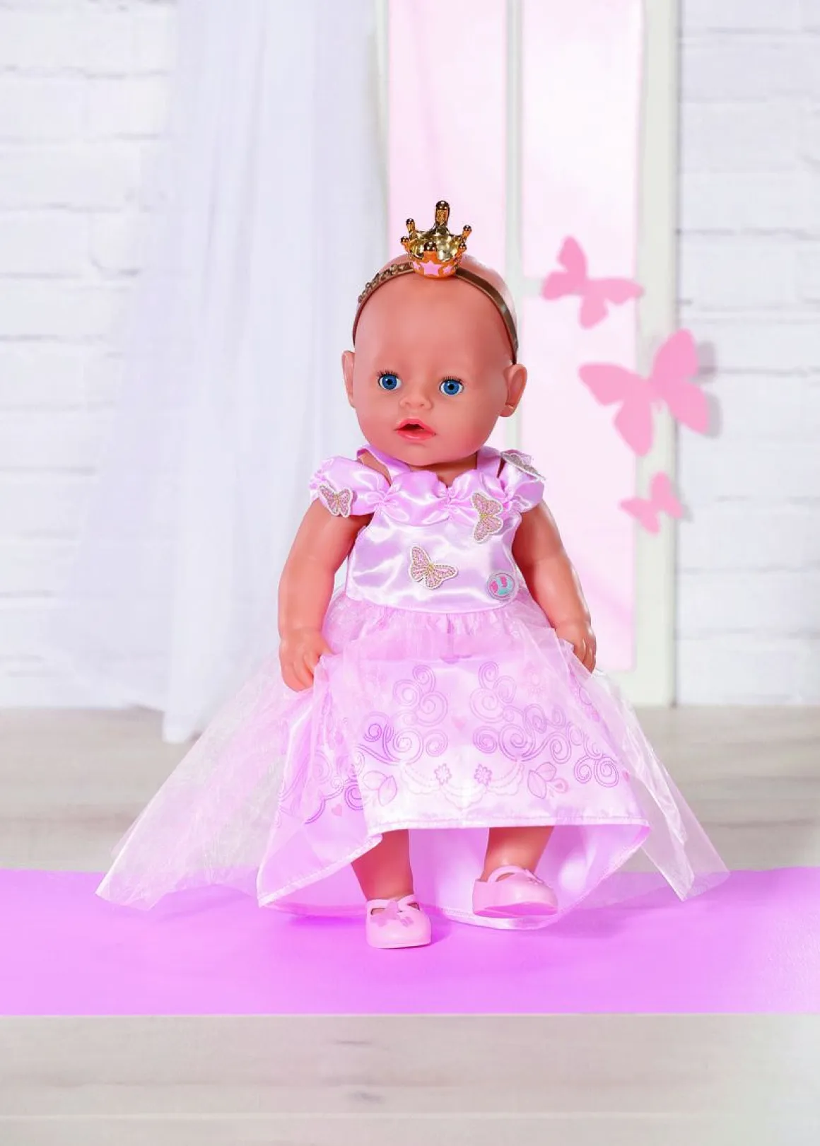 BABY BORNDELUXE PRINSESSA-ASU 43CM NUKELLE