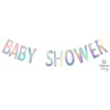 BABY SHOWER KIRJAINNAUHA SATEENKAARENVÄREISSÄ KUULTAVA 2 M