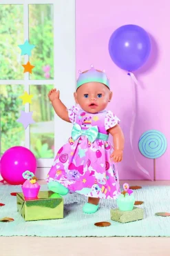 BABY BORN DELUXE SYNTYMÄPÄIVÄMEKKO 43 CM NUKELLE