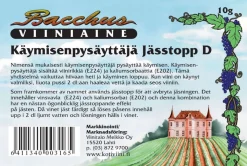 BACCHUS KÄYMISENPYSÄYTTÄJÄ 10 G