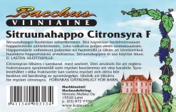 BACCHUS SITRUUNAHAPPO 42,5 G