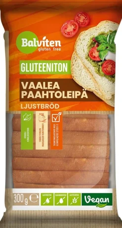 BALVITEN VAALEA PAAHTOLEIPÄ GLUTEENITON 300 G