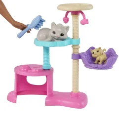 BARBIE KITTY CONDO KISSALEIKKISETTI HHB70
