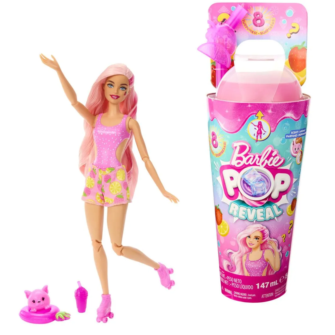 BARBIE POP REVEAL STRAWBERRY LEMONADE