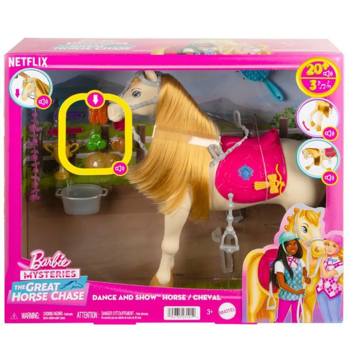 BARBIE BARBIEN HEVONEN ÄÄNITOIMINNOILLA