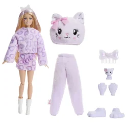 BARBIE CUTIE REVEAL SWEET BOWS LILA KISSA