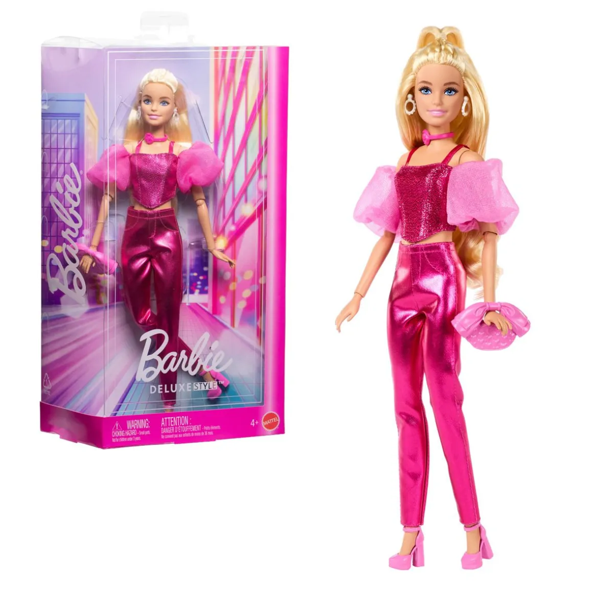 BARBIE DELUXE STYLE -NUKKE PINKISSÄ TOPISSA