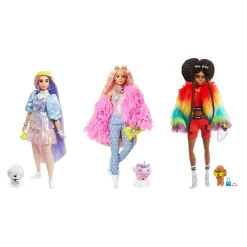 BARBIE EXTRA NUKKE JA LEMMIKKI GRN27