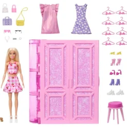 BARBIE FASHION FUN VAATEKAAPPI & NUKKE