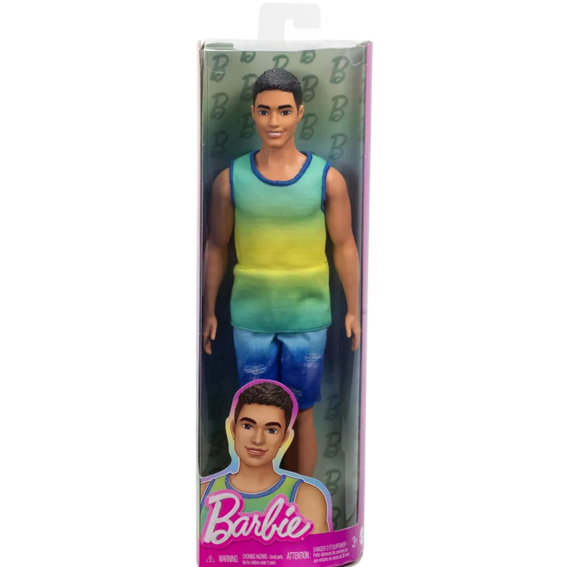 BARBIE KEN FASHIONISTA FARKKUSHORTSEISSA