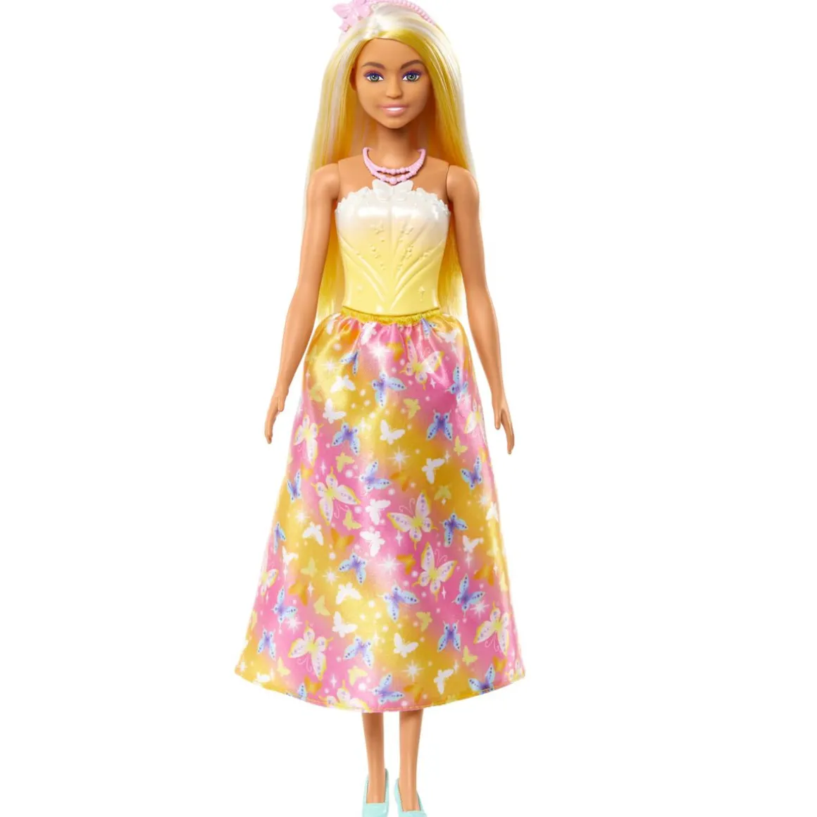 BARBIE PRINSESSA NUKKE KELTAINEN