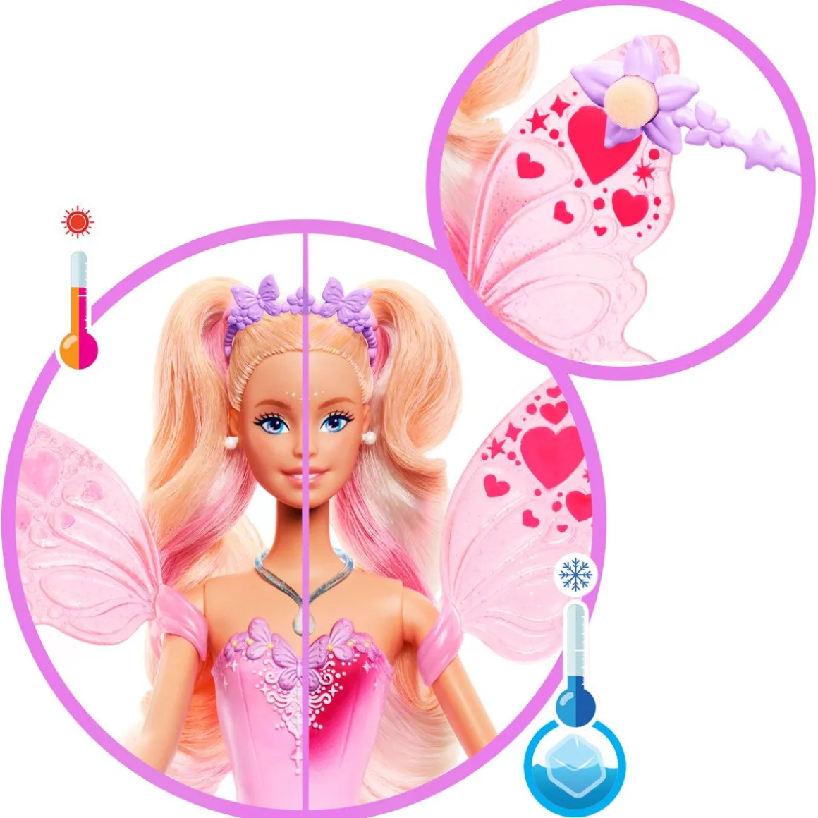 BARBIE VÄRIÄ VAIHTAVA KEIJUNUKKE