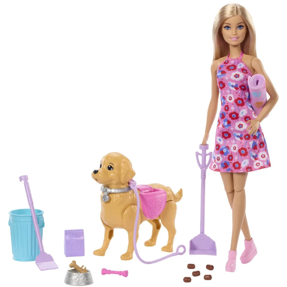 BARBIE WALK AND POTTY BARBIE MALIBU -LEIKKISETTI