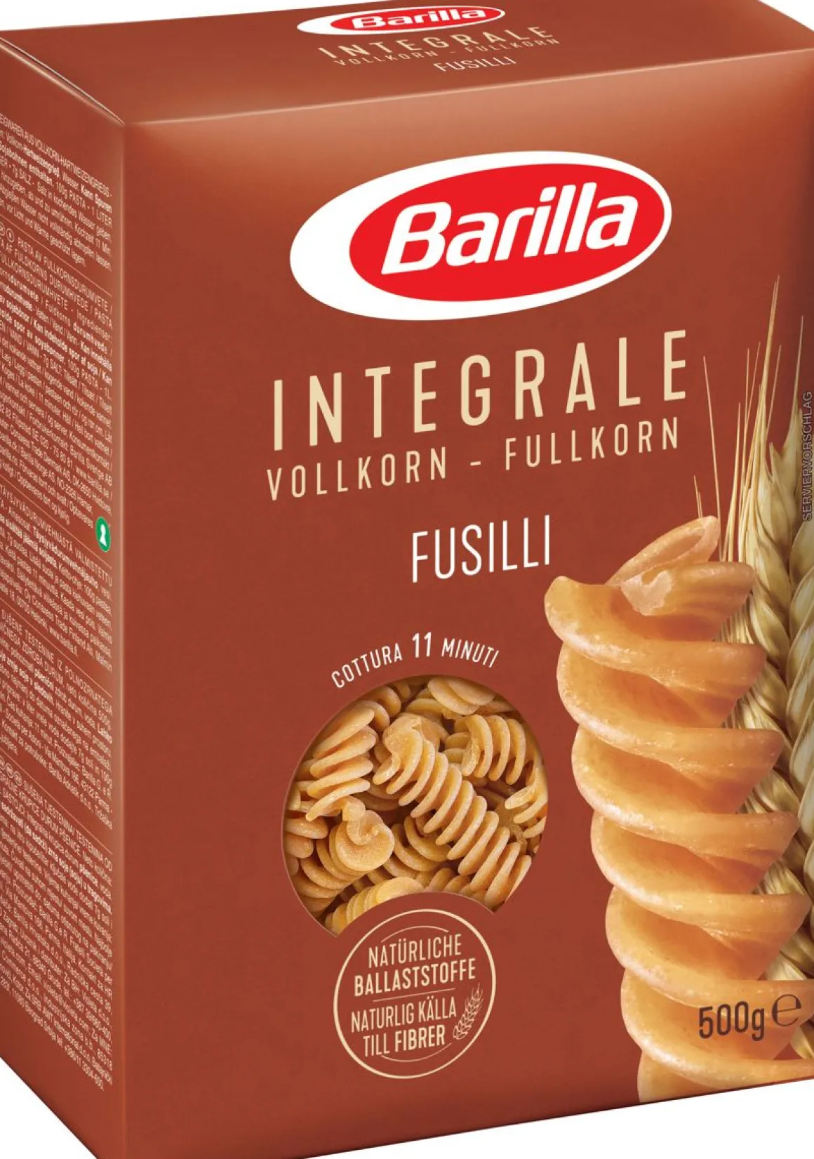 BARILLA TÄYSJYVÄ FUSILLI 500 G