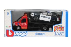 BBURAGO AUTONKULJETUSAUTO 1:43 POLIISI