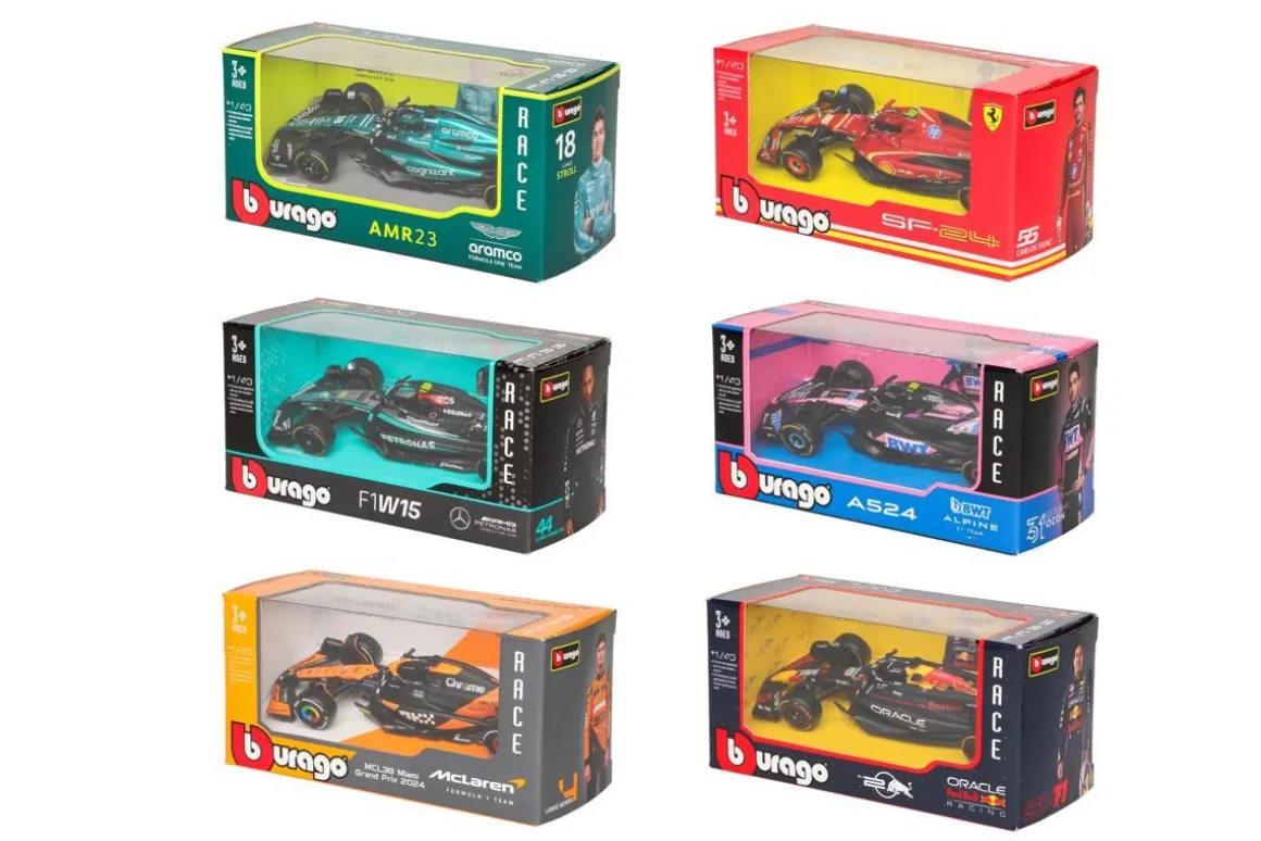 BBURAGO 1:43 FORMULA F1 AUTO