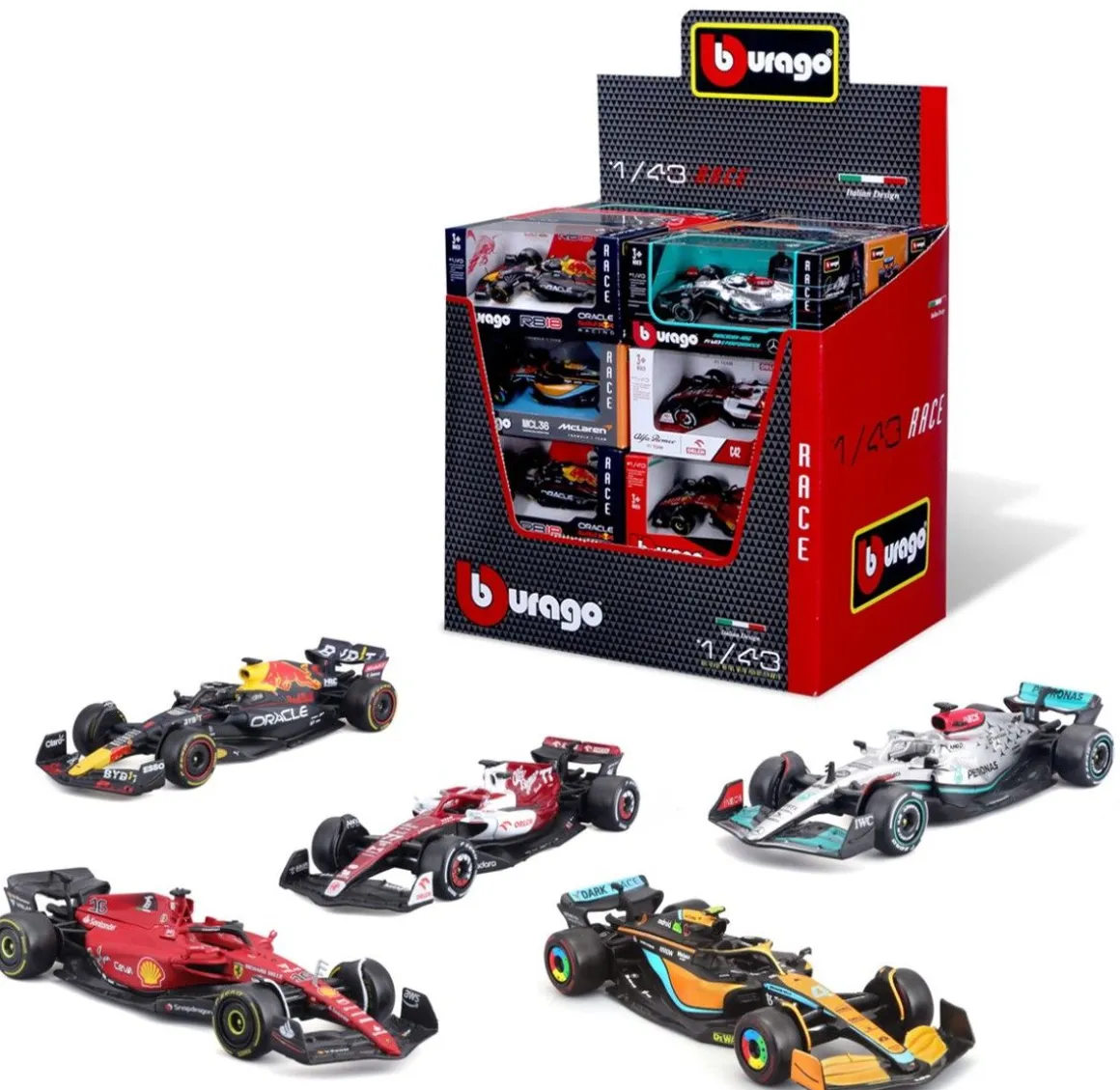 BBURAGO 1:43 FORMULA F1 AUTO