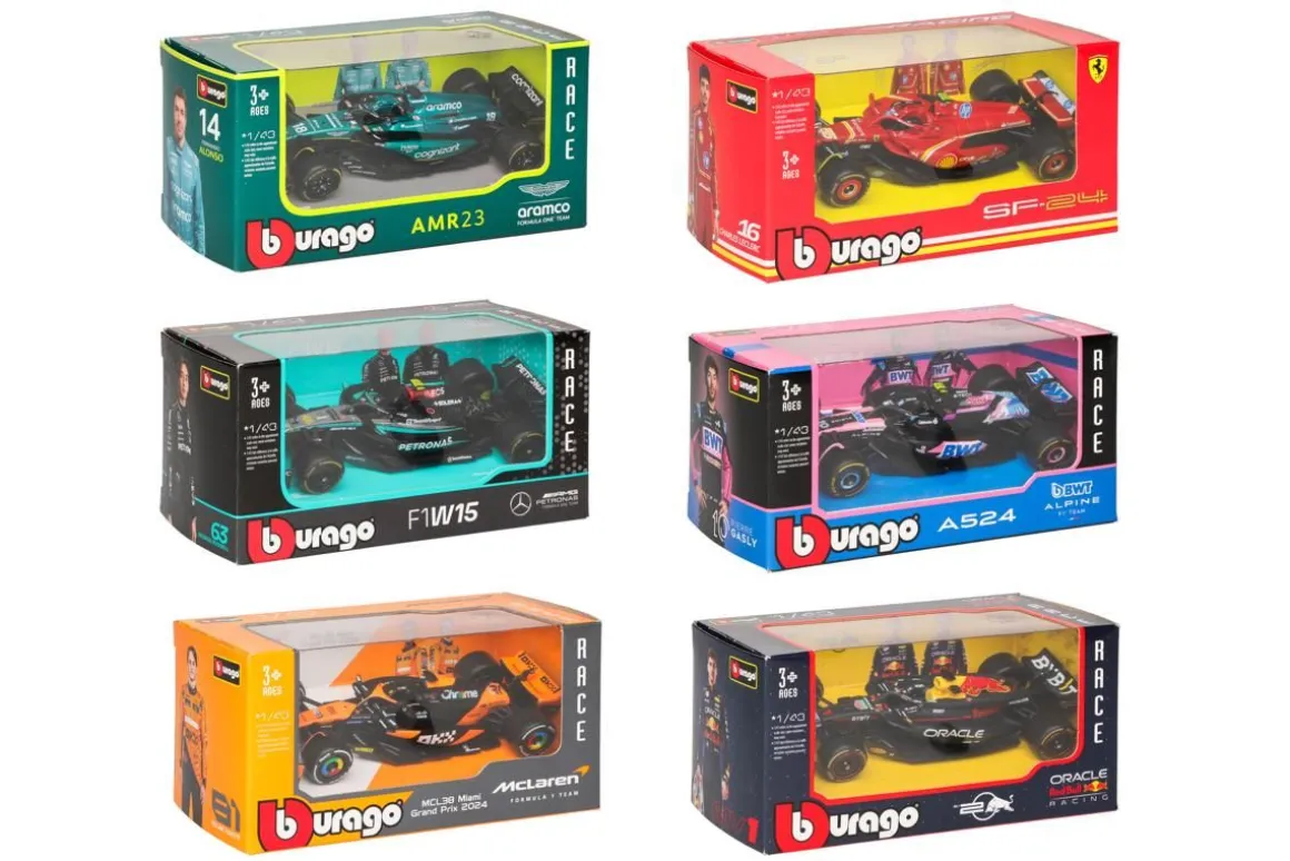 BBURAGO 1:43 FORMULA F1 AUTO