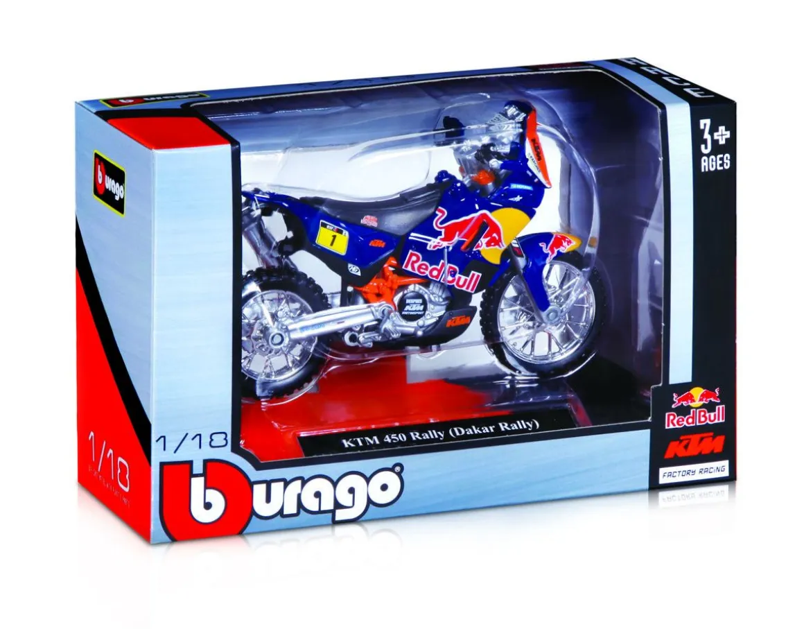 BBURAGO KTM MOOTTORIPYÖRÄ 1:18