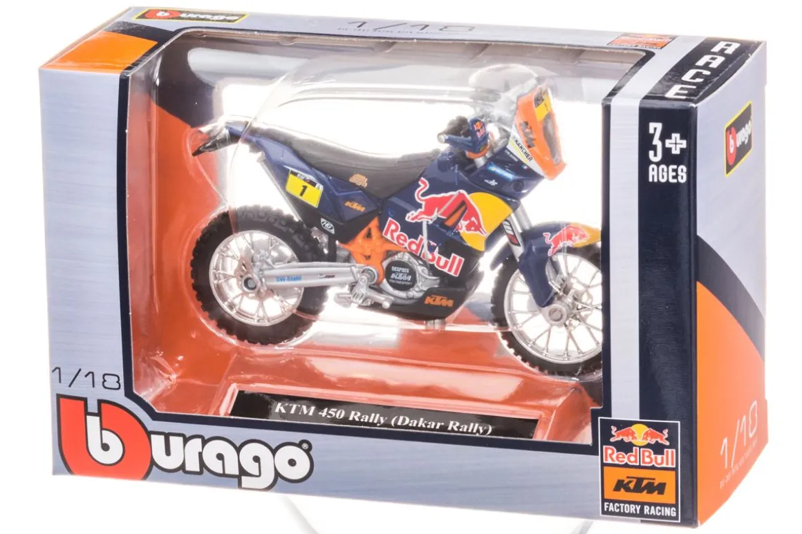 BBURAGO KTM MOOTTORIPYÖRÄ 1:18