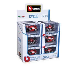 BBURAGO MOOTTORIPYÖRÄ 1:18