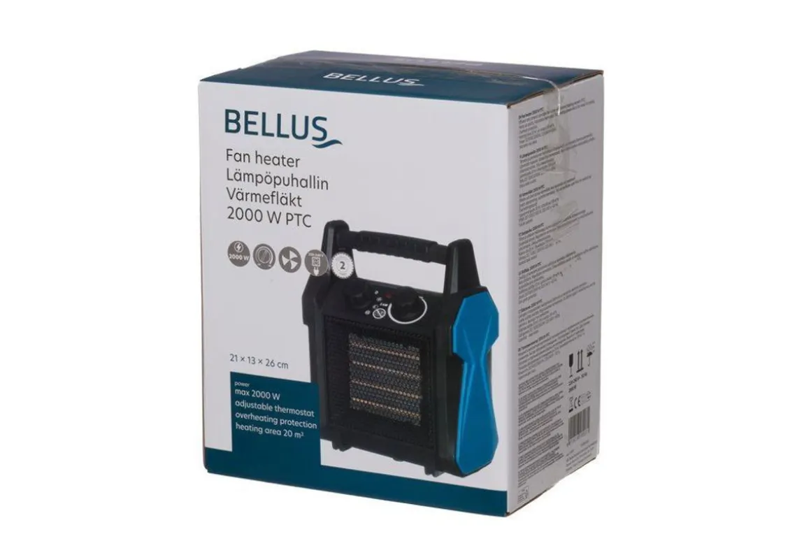 BELLUS PUHALLINLÄMMITIN 2000 W PTC