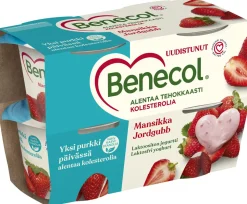BENECOL JOGURTTI 4*115G MANSIKKA 460 G