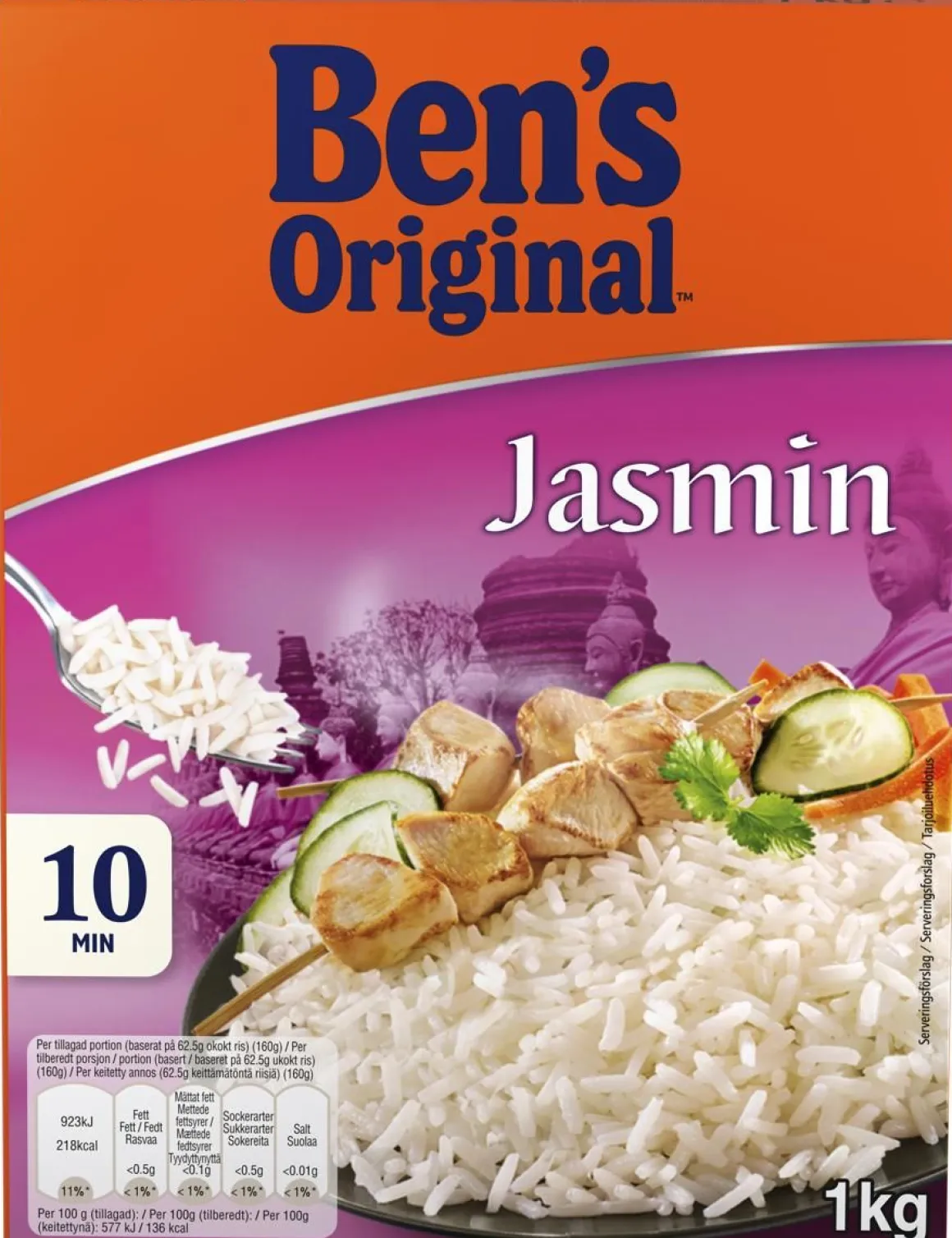 BEN'S ORIGINAL JASMIINIRIISI 1 KG