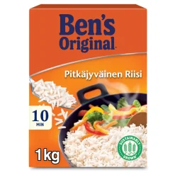BEN'S ORIGINAL PITKÄJYVÄINEN RIISI 1KG